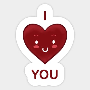 I love you Sticker